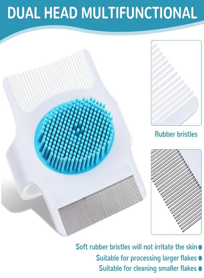 ZIBUYU® Cat Grooming Brush, Dual Head Pet Hair Brush for Cats and Small Dogs, Multi-in-One Deshedding and Detangling Tool with Soft Rubber Bristles, Comfortable Grip Handle - Image 4